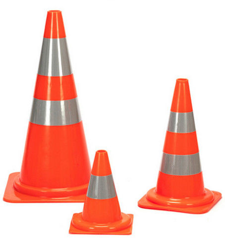 Latest company news about Turuncu Kırmızı Pop Up Pvc Yansıtıcı Trafik Güvenliği Konusu Otopark Yok 50cm 20inç