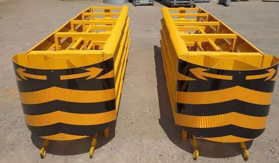 quality Yüksek Hızlı Çarpışma Önleyici Ped Karayolu Çarpışma Pedi, Yansıtıcı Uyarı Bantları ile – Güvenlik Bariyeri factory