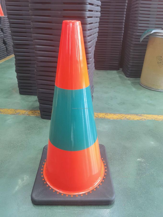 PVC Esnek Trafik Çubukları 45cm Yükseklik Yol Uyarısı Plastik Güvenlik Çubukları 3