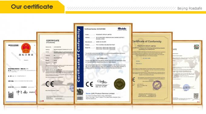 75cm Dış Yol Güvenliği Uyarısı Dayanıklı PU Plastik Trafik Uyarısı Posta 24